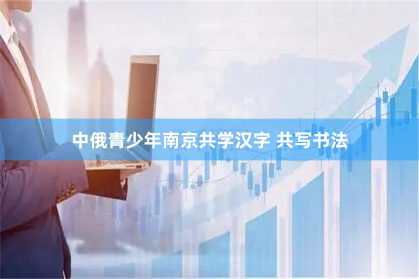 中俄青少年南京共学汉字 共写书法