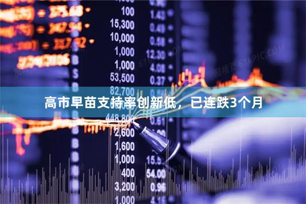 高市早苗支持率创新低，已连跌3个月