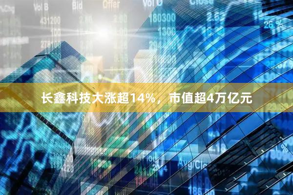 长鑫科技大涨超14%，市值超4万亿元